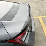 For Hyundai Elantra Avante CN7 2020 2021 2022 2023 Spoiler High Quality ABS Glossy Black Carbin Fiber Look Rear Trunk Spoiler - Image 5