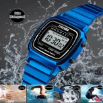 Skmei Women Bracelet Dress Watches Luxury Brand Stainless Steel Strap Fashion Waterproof Digital Chronograph Wristwatch - Image 5