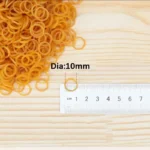 100-1000Pcs Yellow High quality Elastic Rubber Bands Fasteners Used for Office Home School Stationery Supplies - Image 2