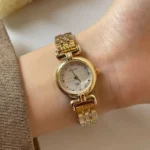 Brand Women Watch Fashion Small Dial Gold Watch Luxury Stainless Steel Strap Quartz Wristwatches Gift Dropshipping Clock Female - Image 3