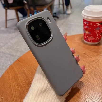 Liquid Silicone Back Case Shockproof Colorful Smooth Luxury Cover For Vivo iQOO 12 15 13 12 Pro