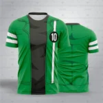2026 Anime Omnitrix Ben10 Cosplay T-shirts 3D Ben Tennyson Print Cartoon Tee Summer Men Women Short Sleeve Y2k Tops - Image 6