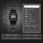 SKMEI 1901 Women 3Bar Waterproof Ladies Watches Small Dial Digital Watch Relogio Feminino Fashion Sport Watch - Image 6