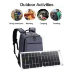 35W 5V USB Sunpower Portable Solar Panel Solar Plate Safe Stabilize Charger ForPower Bank Phone Outdoor Camping Home RV Gift - Image 3