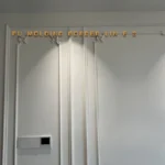 Curved PU Lines with Corner Flowers, French Home Decor, Imitation Plaster Polyurethane Mold, Background Wall Decor - Image 4