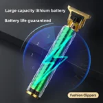 Electric Haircut Razor for Men Rechargeable Clipper Shaver Adult Electric Vintage Clipperrazor Home USB Charging Barber Shop - Image 5