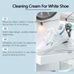 Cleaning Cream For White Shoes Sneakers Stains Remover Cleansing Shoes Whitening Yellowing Maintenance Canvas Shoe Cleaning Kit - Image 6