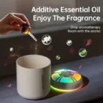 180ML Car Mini Aroma Diffuser Perfume Air Humidifier Essential Oil Purifier Aromatherapy Color Lights For Car Home Bedroom - Image 2