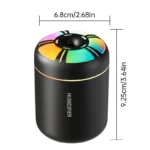 180ML Car Mini Aroma Diffuser Perfume Air Humidifier Essential Oil Purifier Aromatherapy Color Lights For Car Home Bedroom - Image 6