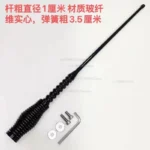 Car clip edge antenna Car decoration Off-road vehicle modified antenna Metal flagpole - Image 5