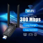 2.4G 300Mbps Wireless USB WiFi Repeater Extender WiFi Signal Amplifier Booster Long Range Wi-Fi Router Home Network Extension