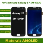 Super Amoled LCD For Samsung Galaxy S7 G930 G930F Display Touch Screen Digitizer assembly NO Frame Replacement parts