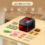 Algolaser PIXI Mini Portable Laser Engraver 3W 5W 10W DIY Bluetooth Machine Painted Dog Tag Paper Leather Wooden Stone Logo - Image 2