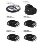 50PCS 2/3/4mm Universal Mix Cassette Tape Machine Belts Assorted Common Drive Flat Rubber Belt For CD DVD Recorders Walkman - Image 2