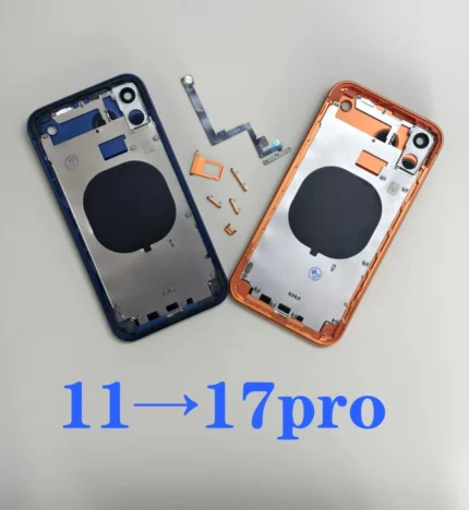 Diy Back 11 Retrofit 17 Pro Housing for 11 To 17 Pro Back Housing 11 Up To 17 Pro 11 Convert To 17 Pro for Iphone 11 Like 17 Pro