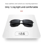Ultralight TR90 Sunglasses Men Women Frameless Driver Driving Sun Glasses Fashion Outdoor Fishing Hiking Running Sports Shades - Image 5
