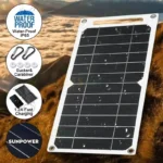 35W 5V USB Sunpower Portable Solar Panel Solar Plate Safe Stabilize Charger ForPower Bank Phone Outdoor Camping Home RV Gift - Image 2