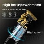 Electric Haircut Razor for Men Rechargeable Clipper Shaver Adult Electric Vintage Clipperrazor Home USB Charging Barber Shop - Image 4