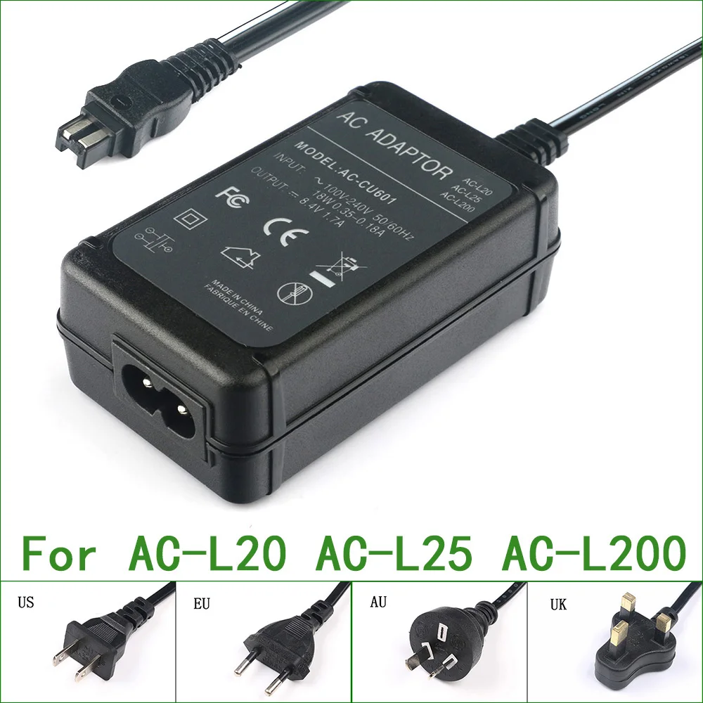 kf-H300f652ea82b465d8ebe68bf0d409495A AC Power Adapter Charger For Sony HDR-CX110E HDR-CX115 HDR-CX130 HDR-CX130E HDR-CX150 HDR-CX150E HDR-CX160E HDR-CX170 - Image 1
