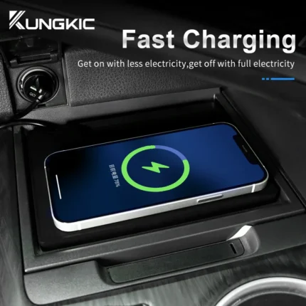 For Toyota Camry 70 XV70 2018 2019 2020 2021 2022 Car Wireless Charger Mobile Phone Fast Charging Holder 15W Charger Board