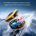 2025 MEMO CX12, Mobile Phone Cooler, with External Battery, for PUBG, Magnetic Semiconductor Ice Cooling Radiator with AI - Image 4