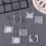 Blank Album Mini CD Case Keychain CD Player Keyring Peripheral Commemorative Album Key Holder For DIY Backpack Pendant - Image 2