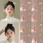 1pc Romantic Chinese Style Hair Accessory Alloy Jewelry Women's Hair Needle Suitable for Daily Wear Gifts Girls Fashion Hairpin - Image 2