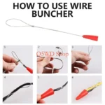 Q5WD Wire Threading Device Tool Electrical Spring Wire Threader Fish Tape Fastener Cable Wire Puller Tool Electrician - Image 4