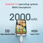 NEW UNIWA Q333 4G 3.97inch HD Mini Smartphone 4GB RAM 64GB ROM 2000mAh Mobile Phones BT5.0 Google Play Store Face ID Small Phone - Image 6