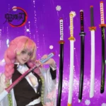 104cm Japanese Katana Samurai Sword Accessory Demon Slayer Katana Tanjirou Sword Kimetsu No Yaiba Iron Ninja Knife Cosplay Toy - Image 2