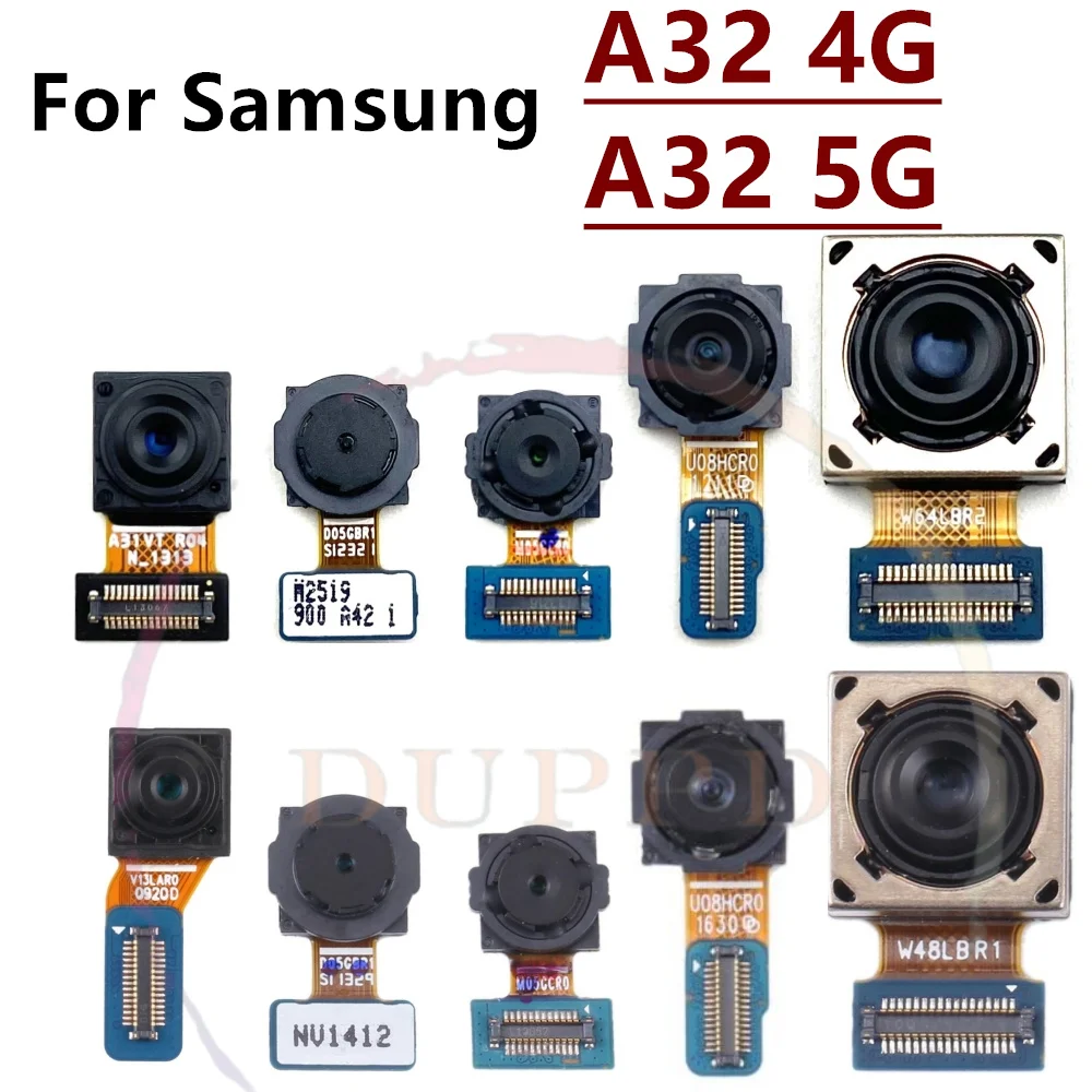 kf-S52771acab6ca4dbd9e52e57b95db0850Z Rear Front Camera For Samsung Galaxy A32 4G 5G Selfie Facing Backside Frontal Back Camera Module Flex Repair Spare Part - Image 1