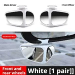2pcs Universal Blind Spot Mirrors 360° Adjustable Wide-Angle View HD Side Rear Rearview Mirror Auto Auxiliary Rearview - Image 2