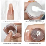 Nail Stamping Plates Pure Clear Jelly Nails Art Stamper Scraper Set Print Silicone Marshmallow Design Manicure Accessories Tool - Image 6