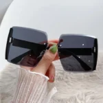 New Borderless Square Sunglasses Women's Brand Designer Fashion Sun Glasses Women Outdoor Driving Eyewear UV400 Oculos De Sol - Image 2