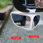 2pcs Universal Blind Spot Mirrors 360° Adjustable Wide-Angle View HD Side Rear Rearview Mirror Auto Auxiliary Rearview - Image 5