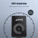 Portable Mini Mp3 Clip Card MP3 Music Player Mirror Card Clip High Quality Digital Music Media Playback Support SD TF Card - Image 3