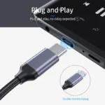 NNBILI 2in1 1in1 USB Type C to 3.5mm Headphone Audio Aux jack Adapter PD 60W Fast Charging Cable for iPhone 15 Samsung Xiaomi - Image 2