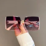 Square Frameless Retro Sunglasses for Women Fashion Vintage Glasses Men Luxury Trend Brand Designer Shades Eyewear - Image 2