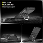 Slide Lens protect Armor Phone Case For Infinix Note 40 Pro Plus Car Magnetic Holder Cover for Infinix Note40 Pro + 4G 5G Funda - Image 6