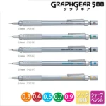Japan Pentel Graph Gear Drafting Metal Mechanical Pencil PG515 Drawing Automatic Pencil 0.3/0.5/0.7/0.9mm School Stationery - Image 6
