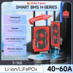 Daly Smart BMS Lifepo4 4S 12V 8S 24V 16S 48V Li-ion 3S 7S 10S 36V 13S 48V 40A 60A BMS with BT for lithium 18650 battery scooter