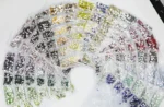 40 colors Mix Sizes Crystal Clear AB Non Hotfix Flatback Rhinestones Nail Art Rhinestones For 3D Nail Art Decoration glitter