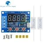 TZT 1.2V 12V 18650 ZB2L3 Li-ion Lithium Battery Capacity Tester + Resistance Lead-acid Battery Capacity Meter Discharge Tester - Image 4