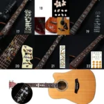 Instrument Decorations Electric Guitar Parts Cross Inlay Decals Fretboard Sticker Guitarra Accessories Ultra Thin Stickers - Image 5