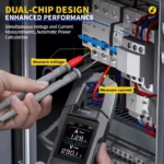 FNIRSI Digital Multimeter, DC/AC Clamp Meter With 10000 Counts, 600A Current Clamp Tester NCV Electrical Tool DMC-100 - Image 5