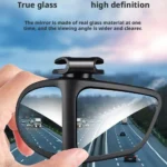 2pcs Universal Blind Spot Mirrors 360° Adjustable Wide-Angle View HD Side Rear Rearview Mirror Auto Auxiliary Rearview - Image 6