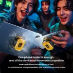 2025 MEMO CX12, Mobile Phone Cooler, with External Battery, for PUBG, Magnetic Semiconductor Ice Cooling Radiator with AI - Image 6