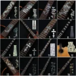 Instrument Decorations Electric Guitar Parts Cross Inlay Decals Fretboard Sticker Guitarra Accessories Ultra Thin Stickers - Image 6
