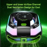 HK-5 PRO Mobile Phone Cooler, Magnetic Semiconductor Cooling Fan, Radiator for iPhone Xiaomi POCO, for PUBG Gaming Cooler - Image 4