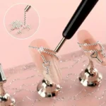 12Grids Mini Caviar Beads Nail Art Decorations Metal Gold/Silver Micro Ball Nail Charms Magnetic Pen 0.5~3mm Ball Nail Jewelry - Image 3